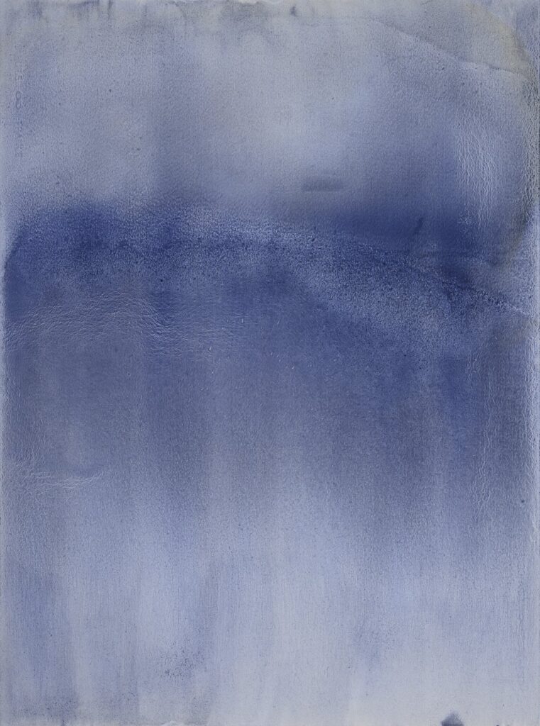 Sans titre, huile sur papier Arches, 56×76 cm, 2026